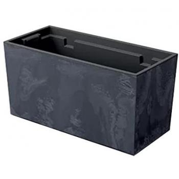 Jardinera para Balcón URBI CASE Efecto Hormigón Antracita 395x185x195 mm