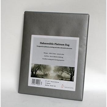 Hahnemühle Photo Platinum Rag Fine Art Paper, 300gsm, 8x10, 25 Sheets