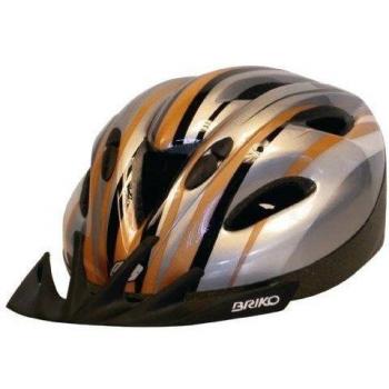 Briko Meltemi Unisex Bike Helmet - Fanta/White/Antrachite