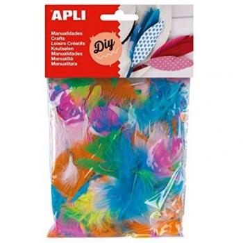 APLI Kids 13281 - Plumas para manualidades
