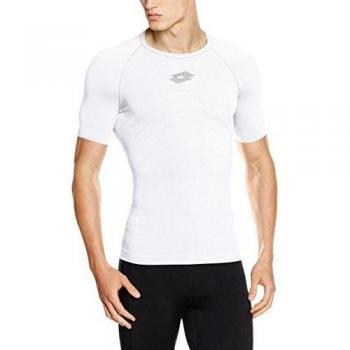 Lotto UND SML Tee - Camiseta interior para hombre, color blanco, talla XL
