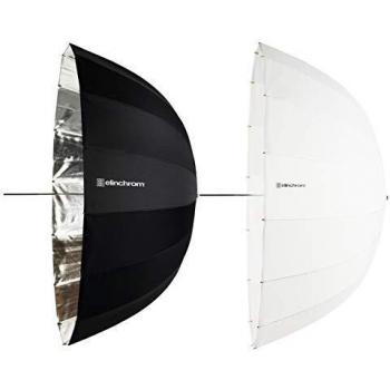 Elinchrom Deep Umbrella Portrait Kit - 41 Deep Silver & 41 Deep Translucent Umbrella
