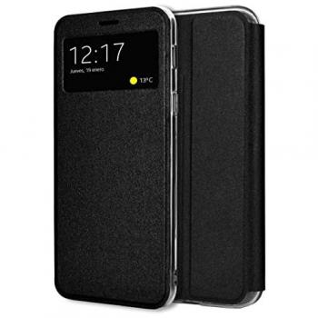 Funda Libro Soporte con Ventana para Xiaomi POCO X5 5G Color Negra