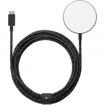 Cargador Inalámbrico Magnético Native Union Snap 15W para Smartphone con Cable USB-C de 3m - Color Verde