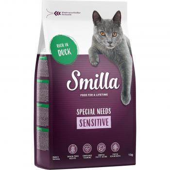 Smilla Adult Sensitive sin cereales con pato - 2 x 10 kg