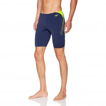 Speedo Boom Splice Jammer Bañador de Competición Largo, Azul