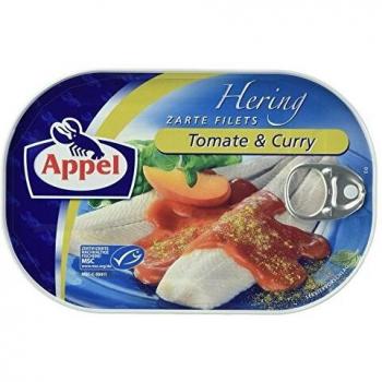 Filetes de Arenque Appel en Salsa de Tomate y Curry 200g