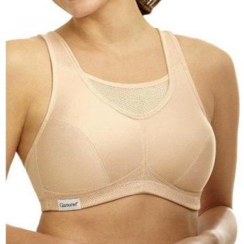Glamorise Women's Sport Bustier Bra with Maximum Support - Beige (Coffee) 110G Size 48F