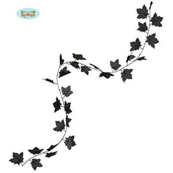 Black Leaves Garland 180cm