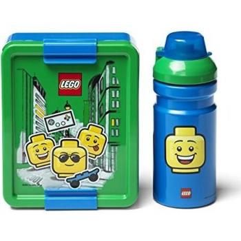 Room Copenhagen Juego de Almuerzo Lego niño, Azul/Verde, talla única