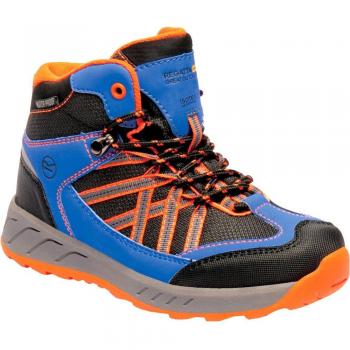 Regatta Samaris Mid Junior Walking Boot, Botas de Senderismo Unisex Niños, Azul