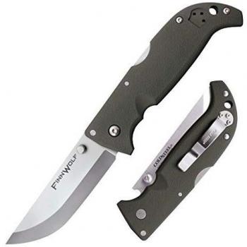 Cold Steel 20NPF Finn Wolf Folding Pocket Knife, 3.5 Inch Blade, OD Green