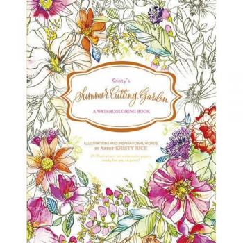 Libro de acuarela El Jardín de Corte de Verano de Kristy