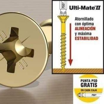 Ulti Mate II - Tornillo Bicro. 4,5X40- Cj.Cart.XL-200u.