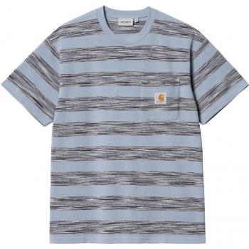 Carhartt WIP Men's Dodson Pocket T-Shirt - Misty Sky - XL, Classic Cotton Tee Shirt, Multicolor, Size: XL