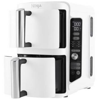 Friteuse sin aceite Ninja Doble Stack XL 9,5L 2470W con 6 funciones y temperatura hasta 240°C