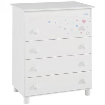 Bañera Vestidor Aura con Diseño de Corazones Micuna