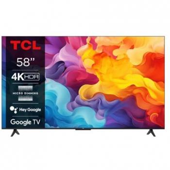 Televisor TCL LED 58 4K Ultra HD Smart TV con Google TV y Wi-Fi