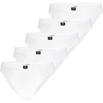 Slip Deportivo Ceceba 5er Pack para Hombre, Talla M, Color Blanco, 100% Algodón