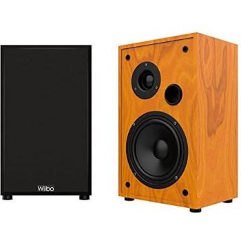 Wiibo String 15 Nogal Altavoces HiFi Estanteria 100w Pareja