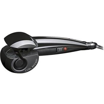 BaByliss C900E - Rizador automático, dos posiciones de temperatura, hasta 205° C, color negro intenso