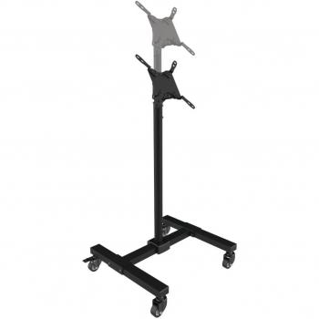 Soporte Móvil para TV Tripp Lite DMC1342S - Altura Ajustable de 13 a 42 Pulgadas con Ruedas Bloqueables, Color Negro