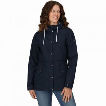 Regatta Women's Bayla Waterproof Rain Jacket Navy Size 24