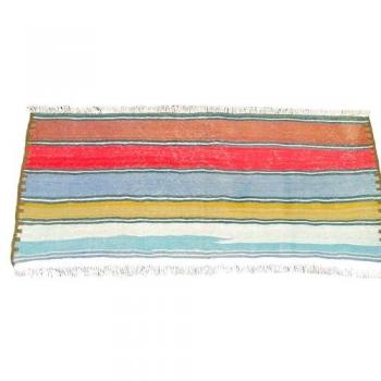 Kilim auténtico hecho a mano clásico 120x60 cm con certificado de autenticidad