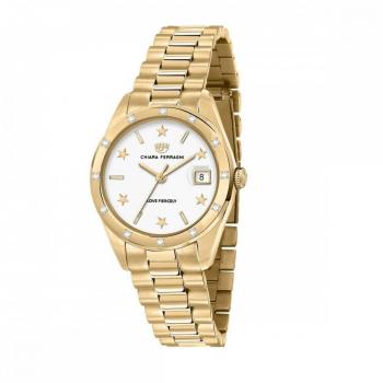 Chiara Ferragni Reloj Analógico para Mujer de Cuarzo con Correa de Acero Inoxidable 32mm R1953100508