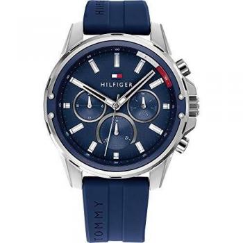 Tommy Hilfiger Men's Analogue Quartz Watch with Silicone Strap 1791791