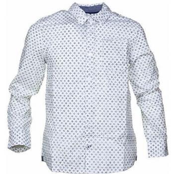 Pepe Jeans -Camisa PB301692 Dayton 800 White -Camisa Manga Larga DE MICRODIBUJO NIÑO