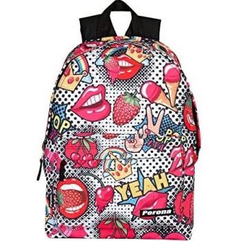 Mochila y estuche portatodo 42,5cm de Perona 'Ice­Cream