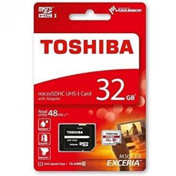 Toshiba M301-EA - Tarjeta de memoria micro SDHC de 32 GB, UHS-I