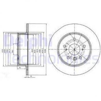 Disco de freno DELPHI BG4156 - Disco de freno, marca DELPHI, modelo BG4156, diseñado para ofrecer un rendimiento óptimo en sistemas de frenado, fabricado con materiales de alta calidad para garantizar dur