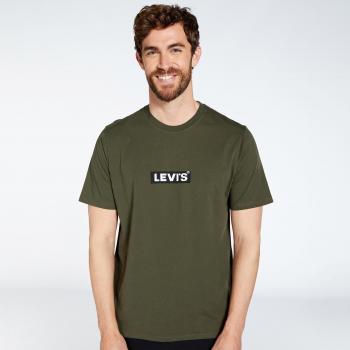 Camiseta Levi's Relaxed Fit para hombre en color verde oscuro
