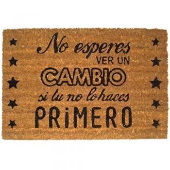 koko doormats 135275 Felpudo con diseño no esperes, Coco, 60 x 40 cm