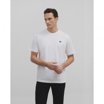 Silbon Camiseta Logo Etnico Blanco