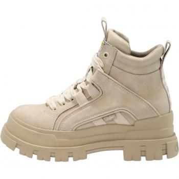 Buffalo Women's Mid Ankle Boots Aspha NC in Beige
