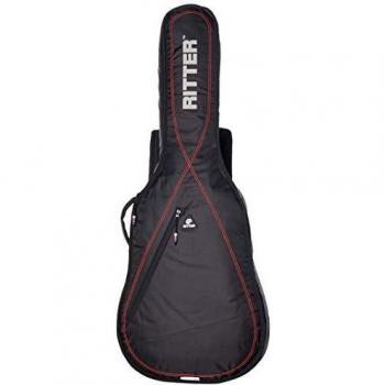 Ritter RGP2-CT 3/4 CLAS - Funda/estuche para guitarra acustica-clasica, con tejido repelente al agua, color negro