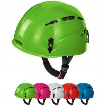 Casco de escalada casco Argalí KID Universal del Niño vías ferratas en muchos colores por Alpidex, Color:apple-green