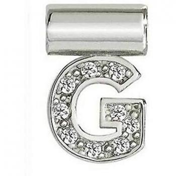 Colgante de Plata con Zirconitas Letra G para Mujer - Nomination SeiMia 147115/007