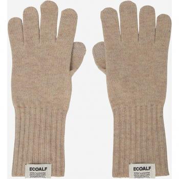 Ecoalf - Guantes de lana Beige