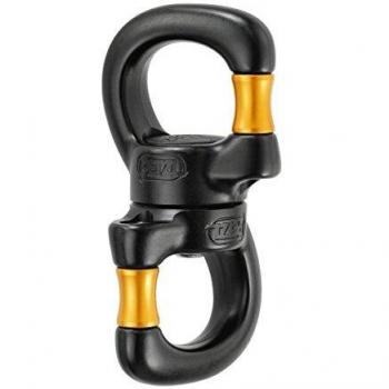 Petzl Swivel Open Gated Connector with Sealed Ball Bearings