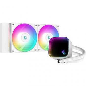 DeepCool LS520 SE White 240mm ARGB CPU Liquid Cooler Compatible with Intel LGA1700/1200/1151/1150/1155 and AMD AM5/AM4 - R-LS520-WHAMMM-G-