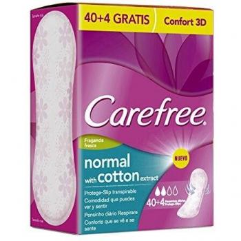 CAREFREE protector transpirable fresh 40+4 uds