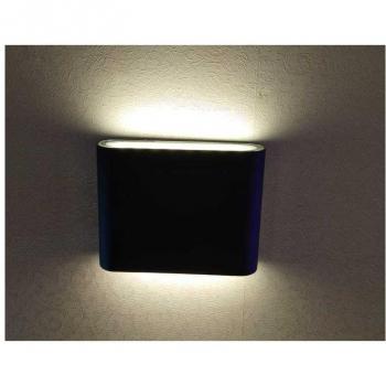 Aplique LED de Pared Cuadrado con Iluminación Arriba y Abajo. Luz Cálida 3200K