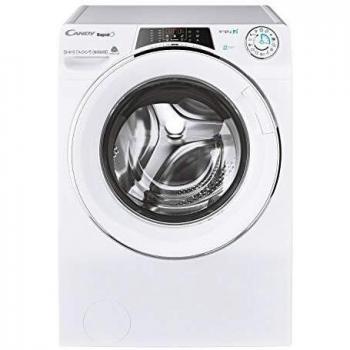 Candy RapidÓ ROW 4966DWMCE/1-S, Lavasecadora, 9KG + 6KG, 1400RPM, Pantalla Smart Text, Wi-Fi, Motor Inverter, 7 Ciclos Rápidos, Vapor, Mix Power System, Inicio 24H, Detector KG, Clase A, Blanco