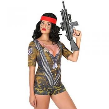 Camiseta para adultos 6535 Soldado mujer Th3 Party Verde