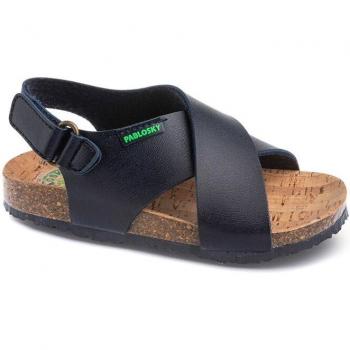 Sandalias Pablosky para niño en color azul con cierre adherente