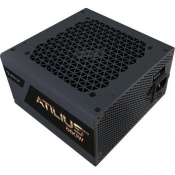 UNYKAch Atilius 2.0 ATX Fuente de Alimentación 650W 80 Plus Bronze PFC Activo Ventilador 120mm Ultra Silenciosa Negro